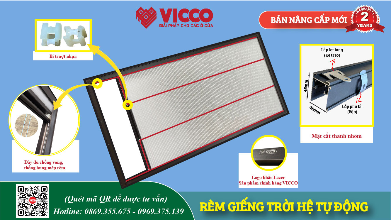 CẢI TIẾN NÂNG CẤP RÈM GIẾNG TRỜI HỆ TỰ ĐỘNG - GIẢI PHÁP TIẾT KIỆM ĐIỆN NĂNG CHO KHÔNG GIAN SỐNG
