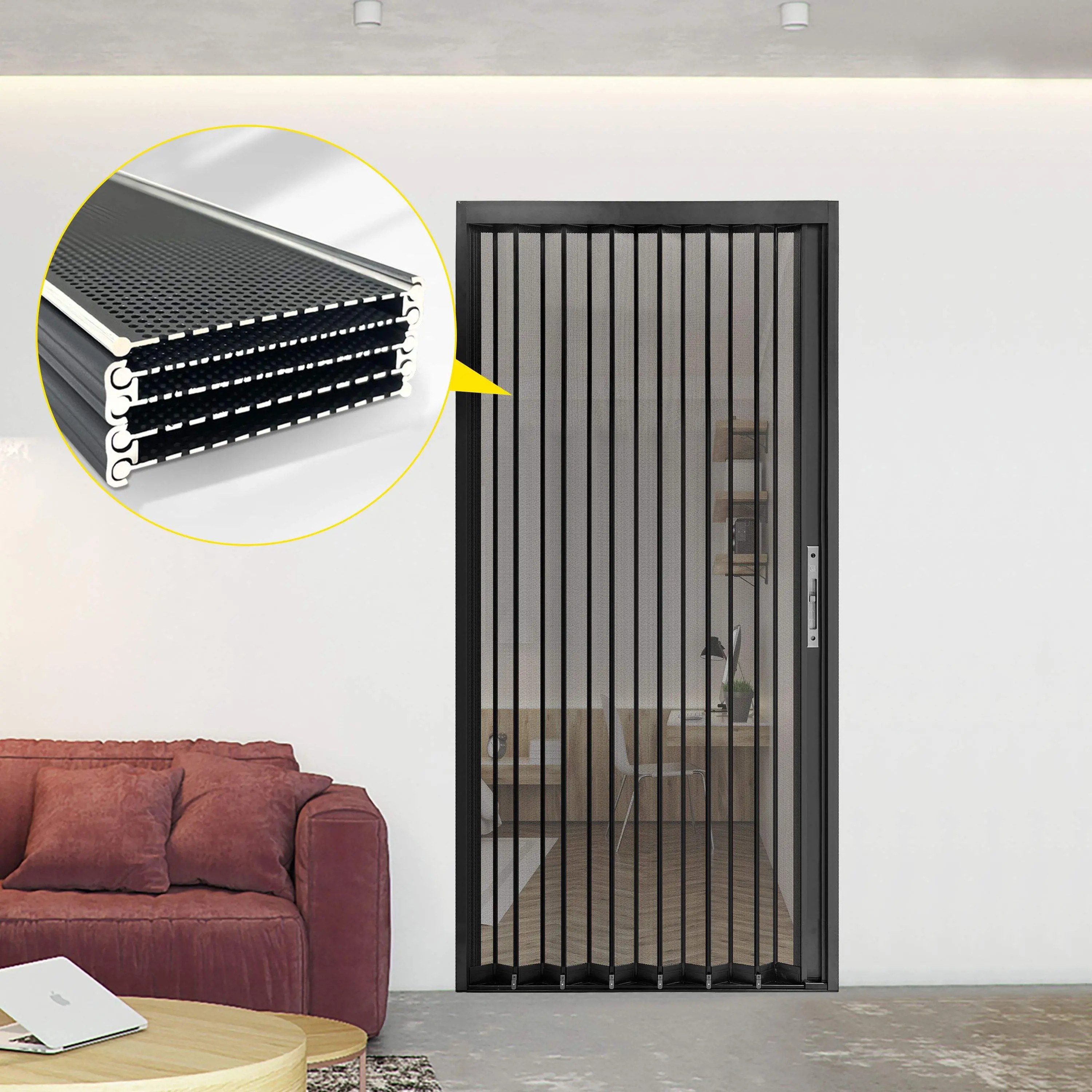 Giá thành Cửa xếp lá nhôm trên thị trường hiện nay