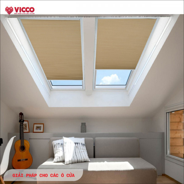 Sử dụng rèm giếng trời để cải thiện phong thuỷ phòng làm việc