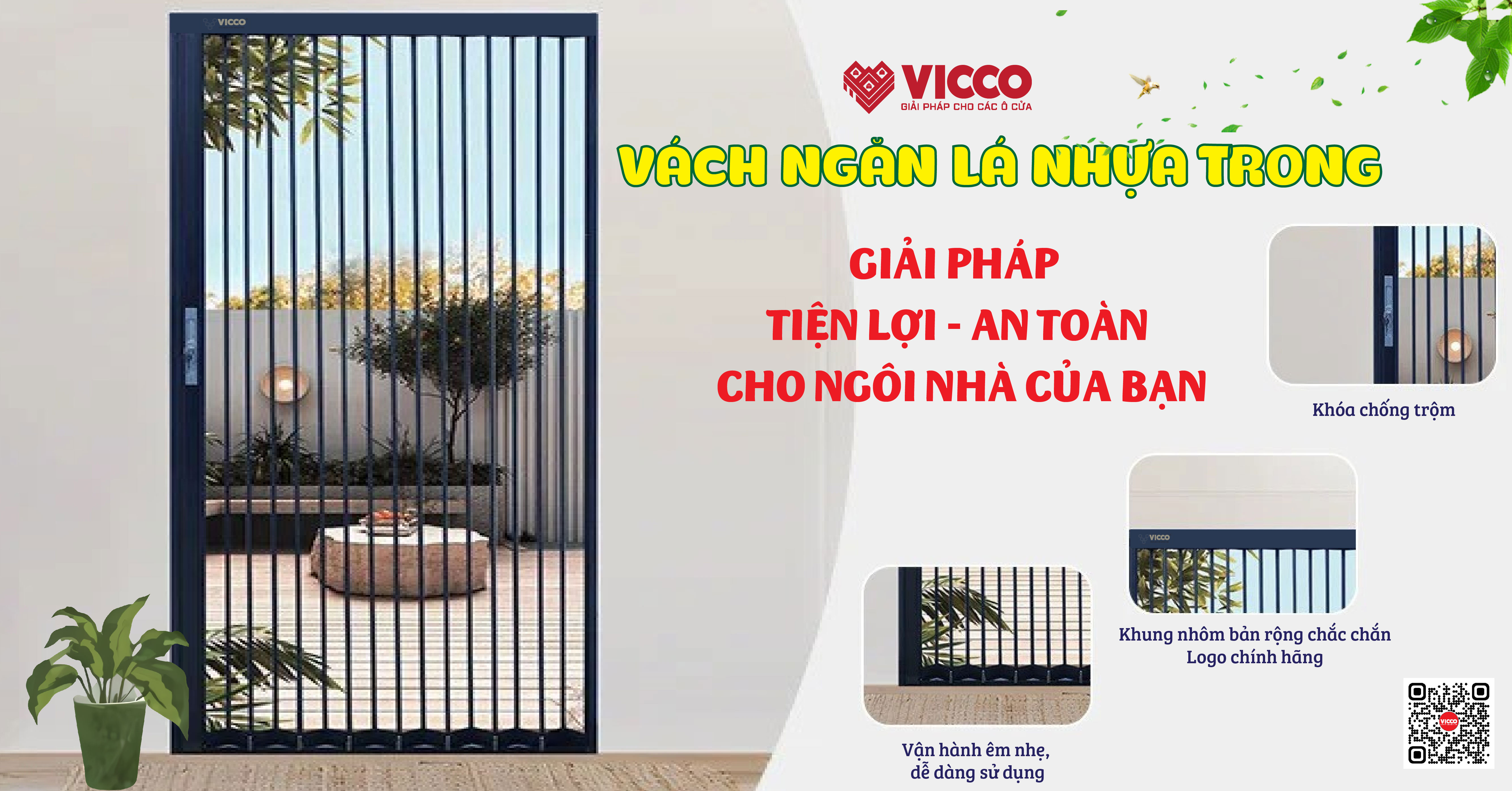 Vách ngăn Lá Nhựa Trong Suốt: Giải Pháp Thông Minh Cho Không Gian Hiện Đại