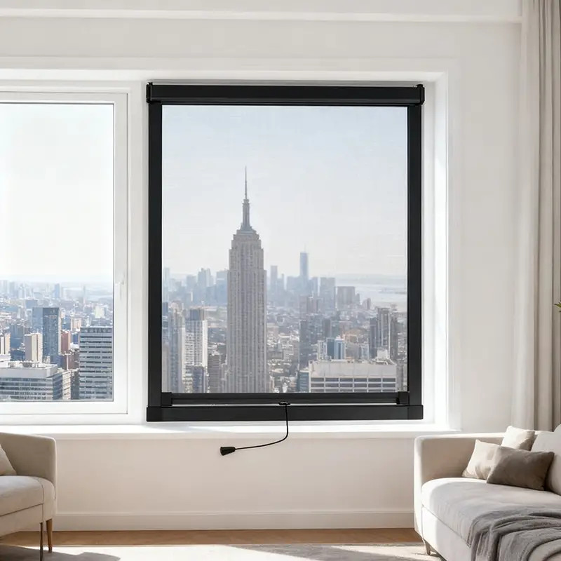 Cửa lưới cuốn phẳng - Giải pháp tối ưu chống côn trùng hiện đại cho không gian sống