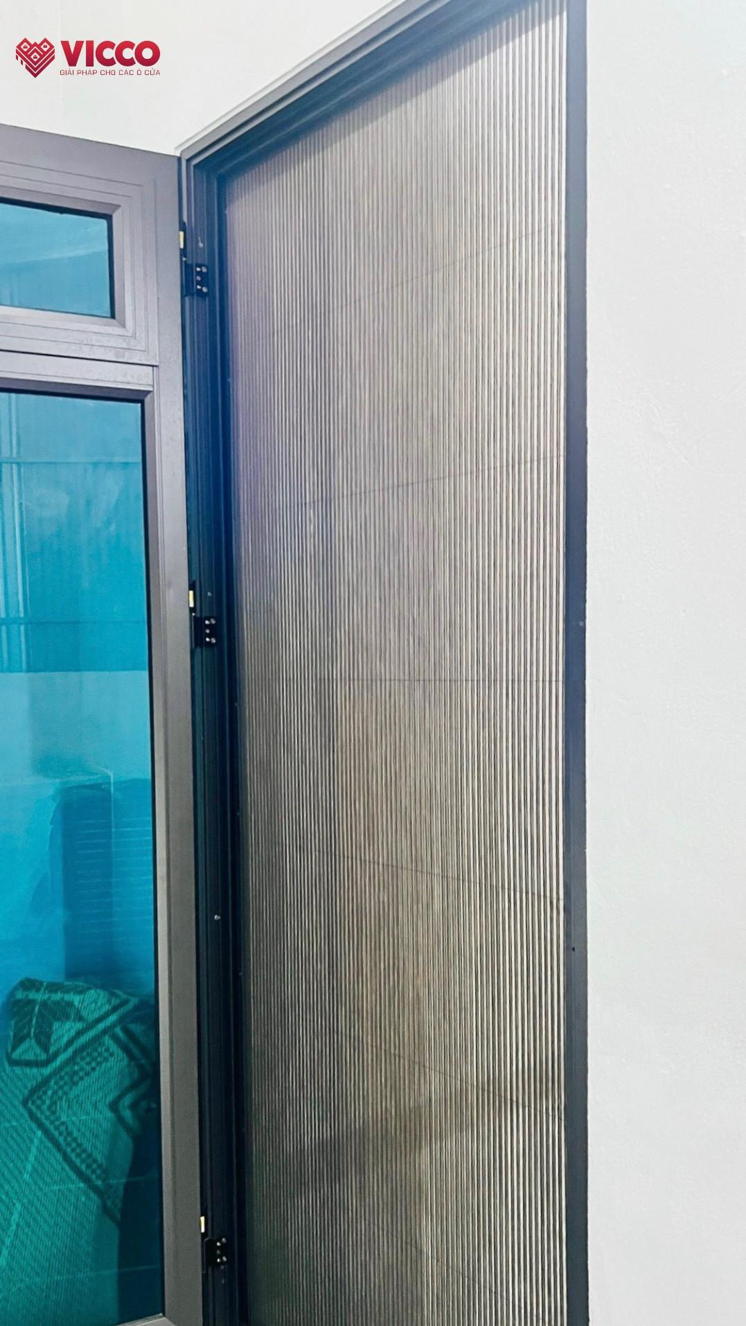 Đại lý Thi công công trình Cửa lưới chống bụi mịn 2 lớp cao cấp Hệ 32 LUX tại Nhà khách ở Chương Mỹ - Hà Nội