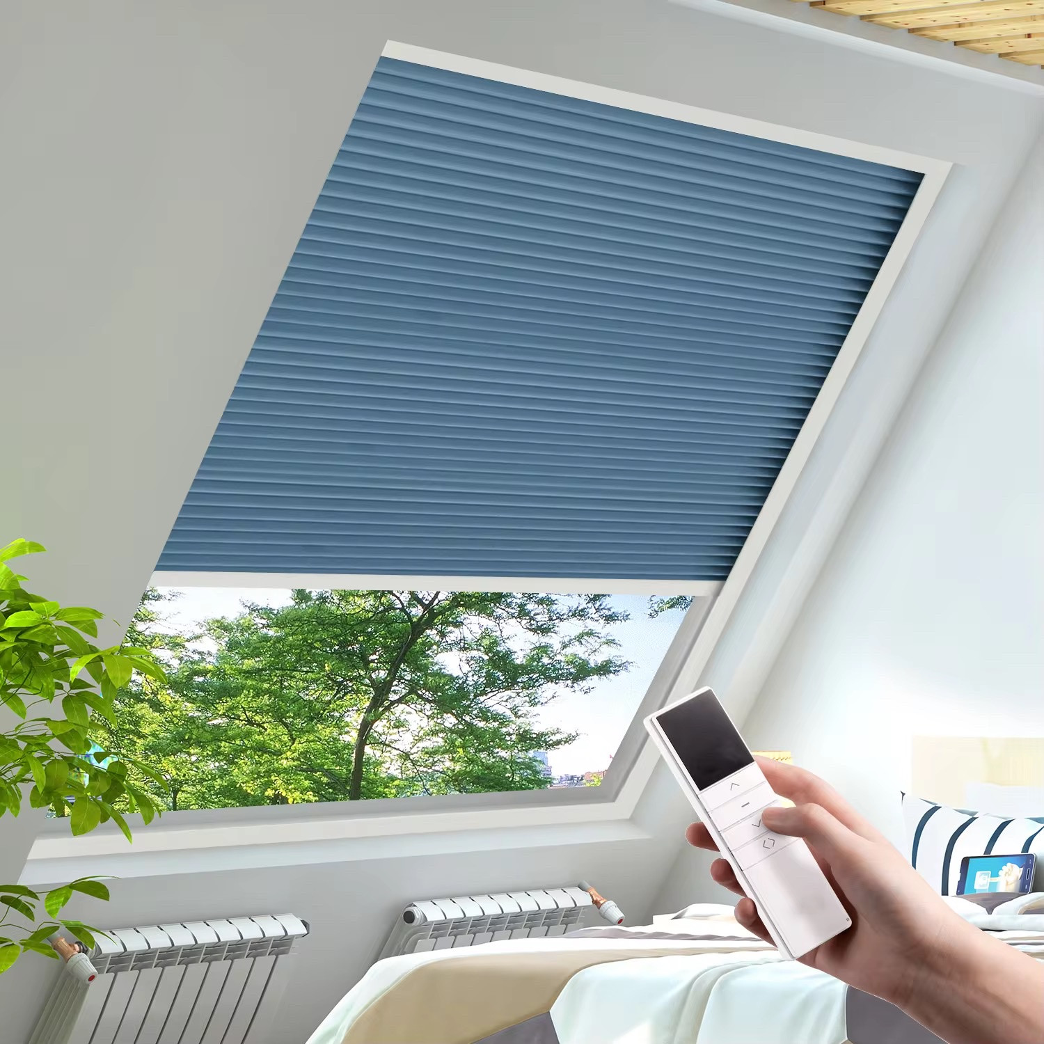 Lợi ích của rèm giếng trời tự động trong việc tiết kiệm điện