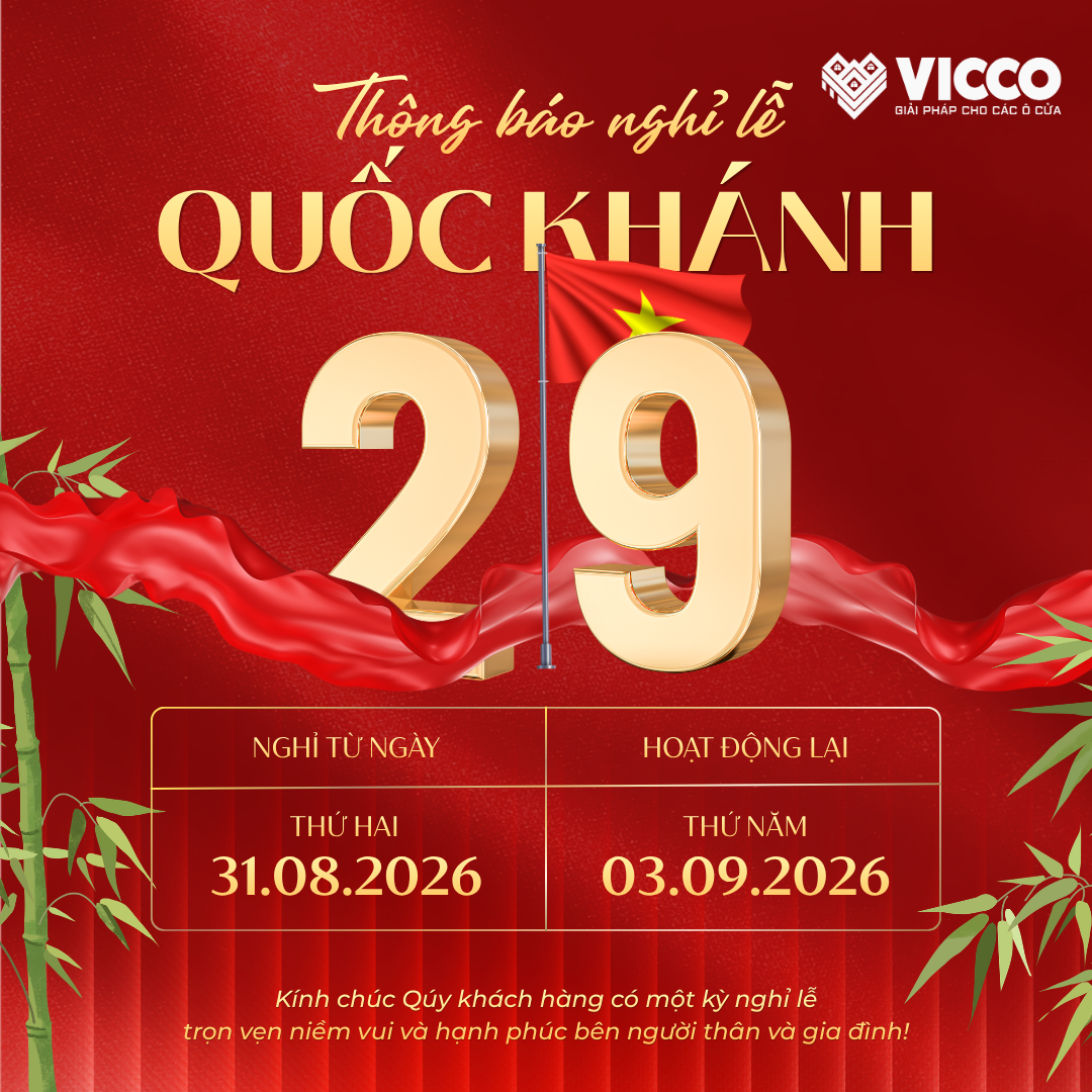  THÔNG BÁO LỊCH NGHỈ LỄ QUỐC KHÁNH 02/09/2026 