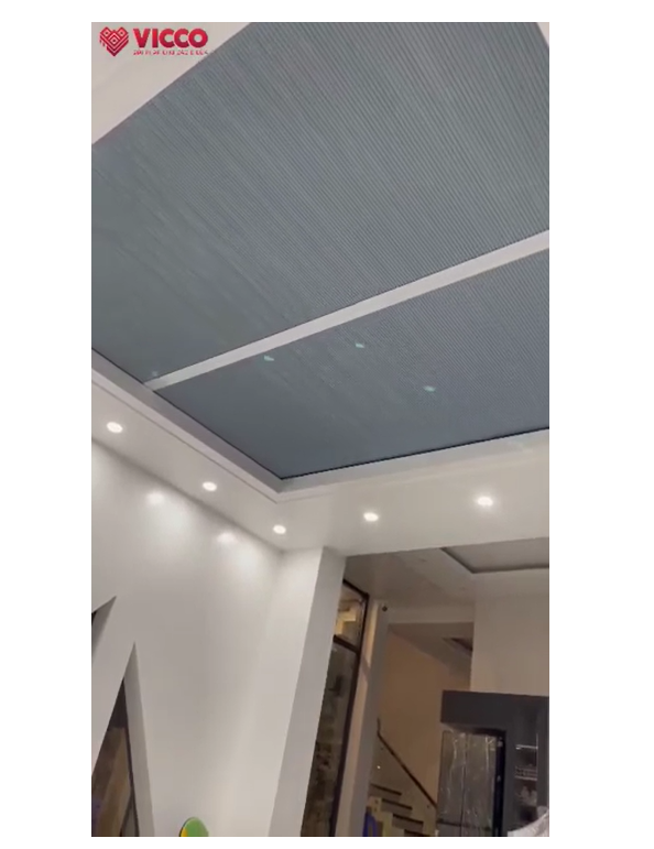 Rèm Trần Tổ Ong Che Giếng Trời Cho Nhà Mặt Phố