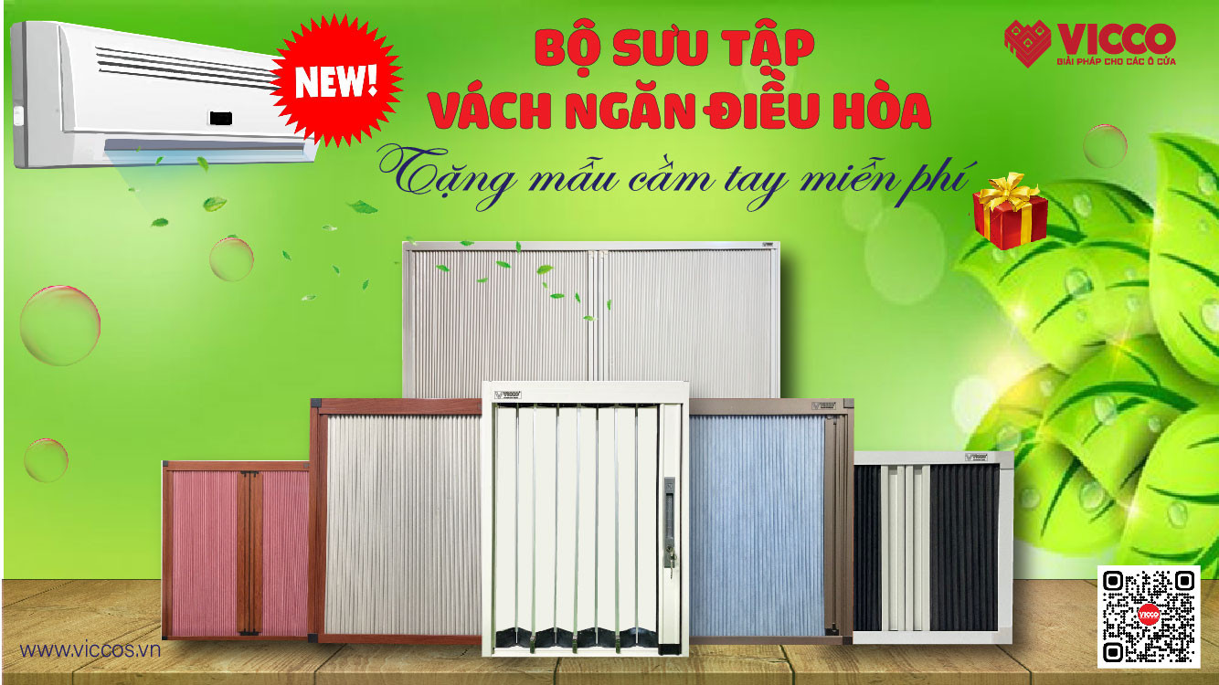 BỘ SƯU TẬP VÁCH NGĂN ĐIỀU HÒA - THƯƠNG HIỆU VICCO