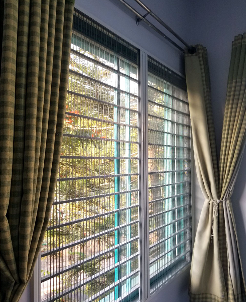 Làm mới không gian sống với cửa lưới chống côn trùng - xanh, sạch, yên bình