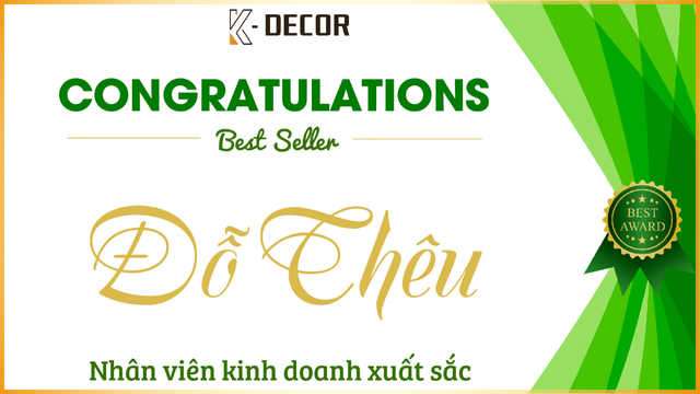 VINH DANH BEST SELLER THÁNG 9/2024 - MRS. ĐỖ THÊU