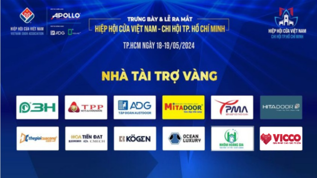 VICCO TẠI LỄ RA MẮT & TRƯNG BÀY SẢN PHẨM HIỆP HỘI CỬA VIỆT NAM – CHI HỘI TP.HCM
