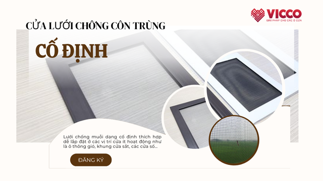 Cửa lưới chống muỗi cố định – có nên sử dụng hay không?