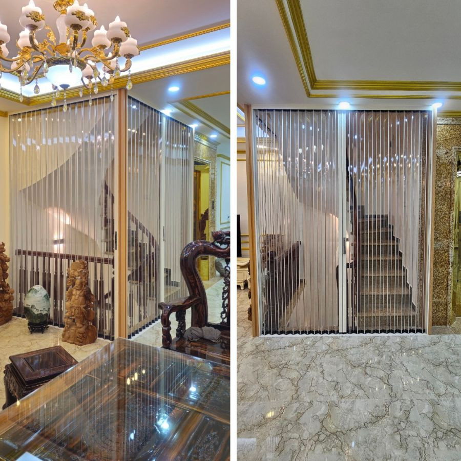 Vách ngăn nhựa pvc trong suốt - Giải pháp thông minh cho không gian sống hiện đại