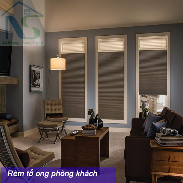 Rèm tổ ong thông minh điều khiển từ xa tiện lợi