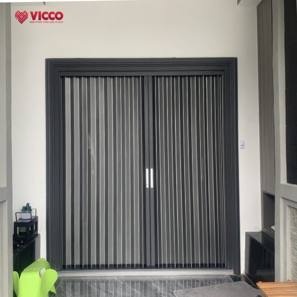 Tăng cường bảo mật với cửa xếp lá nhôm đặc