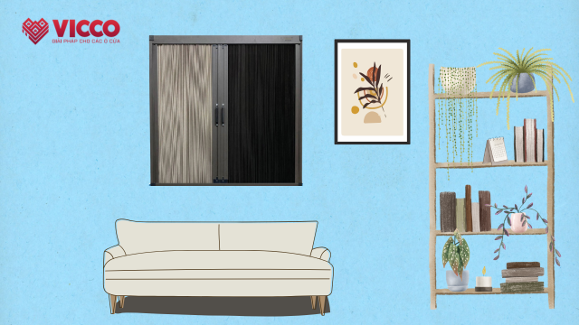 Mẫu cửa lưới chống muỗi và vách ngăn tổ ong cách nhiệt 2 trong 1 - Giải pháp hoàn hảo cho không gian sống
