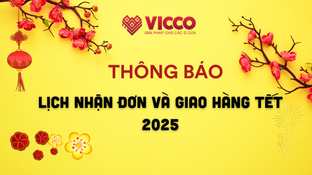 THÔNG BÁO Về lịch nhận đơn và giao hàng dịp Tết Nguyên đán 2025