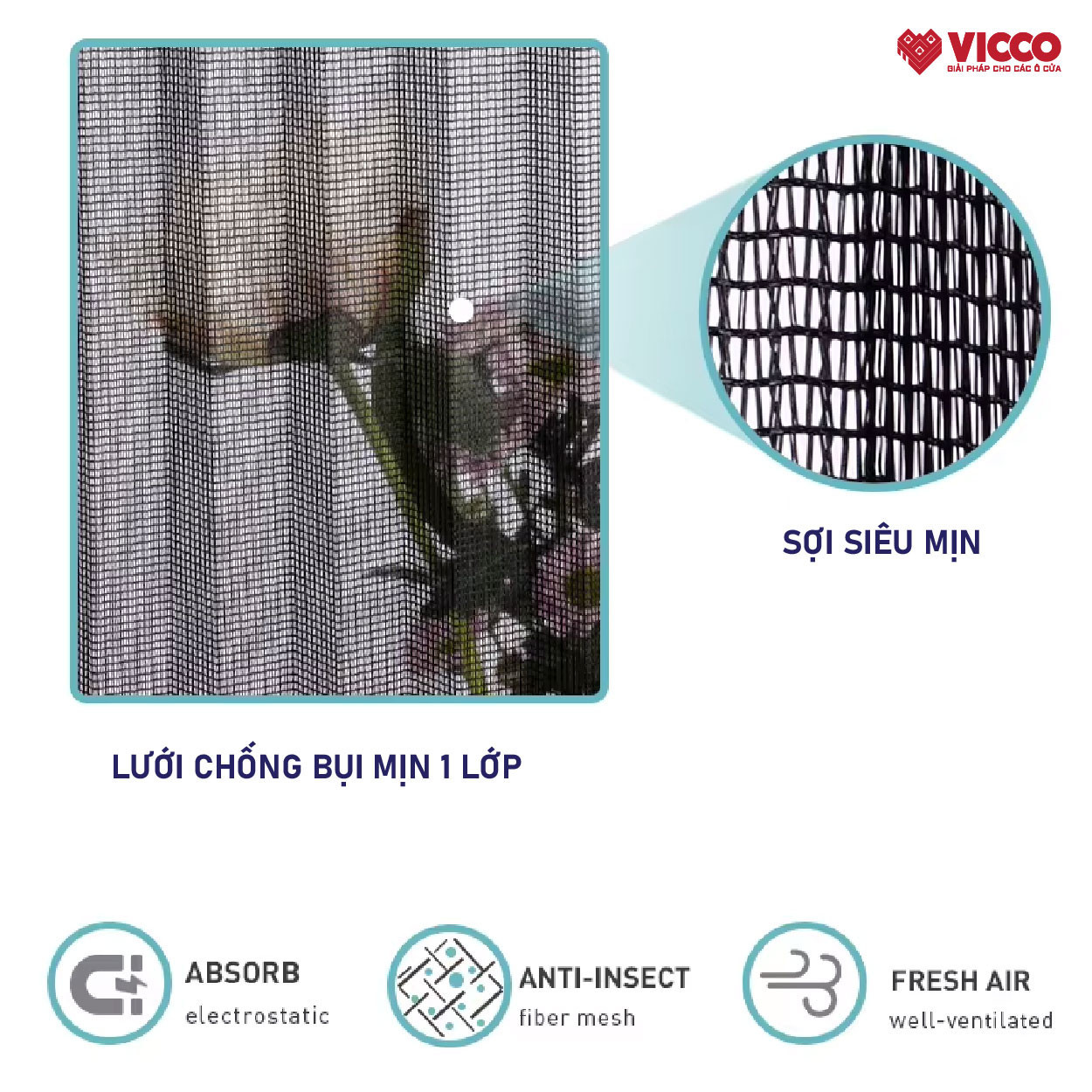 Khám phá lợi ích tuyệt vời của cửa lưới chống bụi mịn