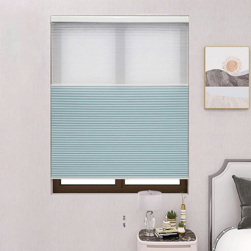 Rèm tổ ong lắp trên kính lắp cửa nhôm cản nhiệt