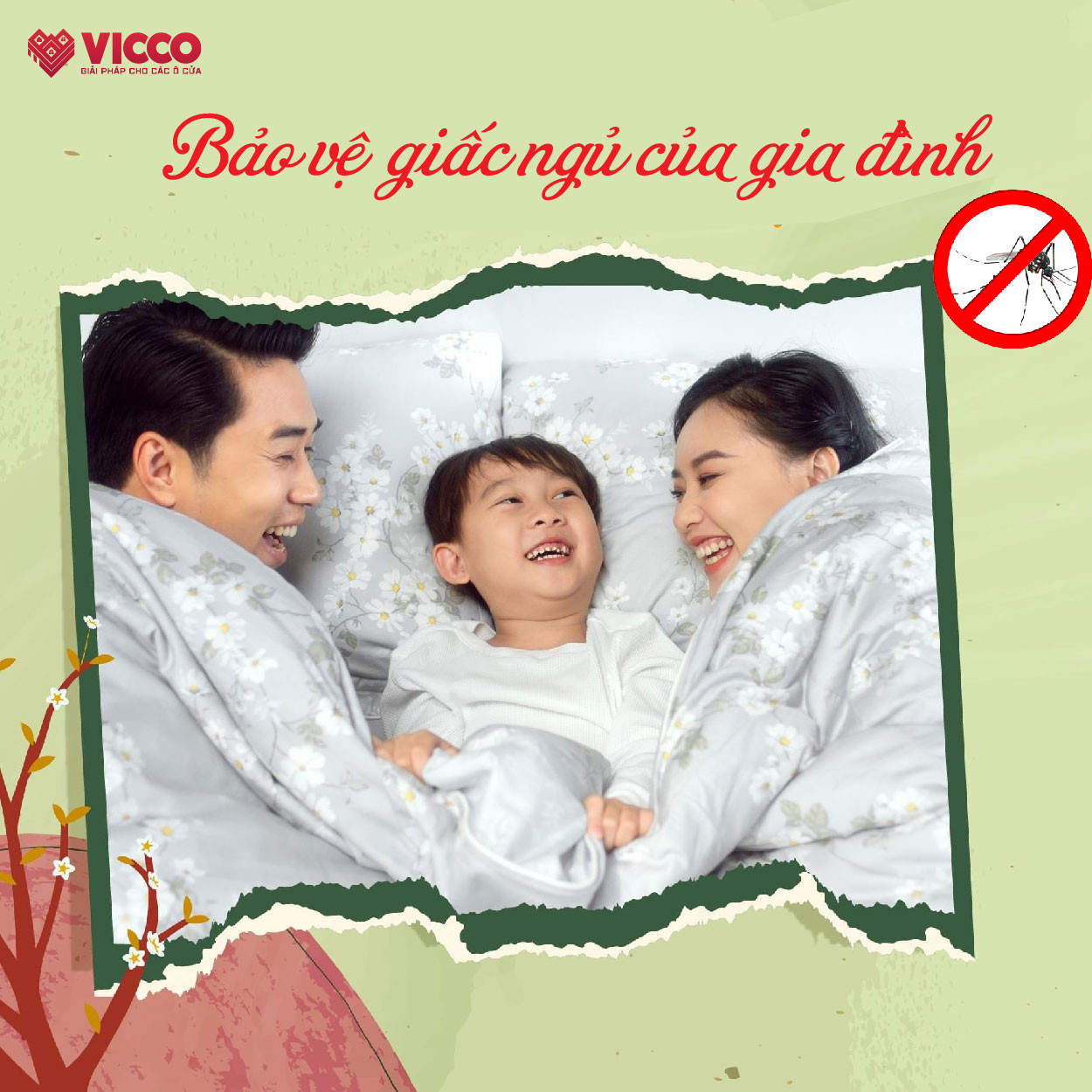 Đem lại giấc ngủ ngon cùng cửa lưới chống muỗi phòng ngủ