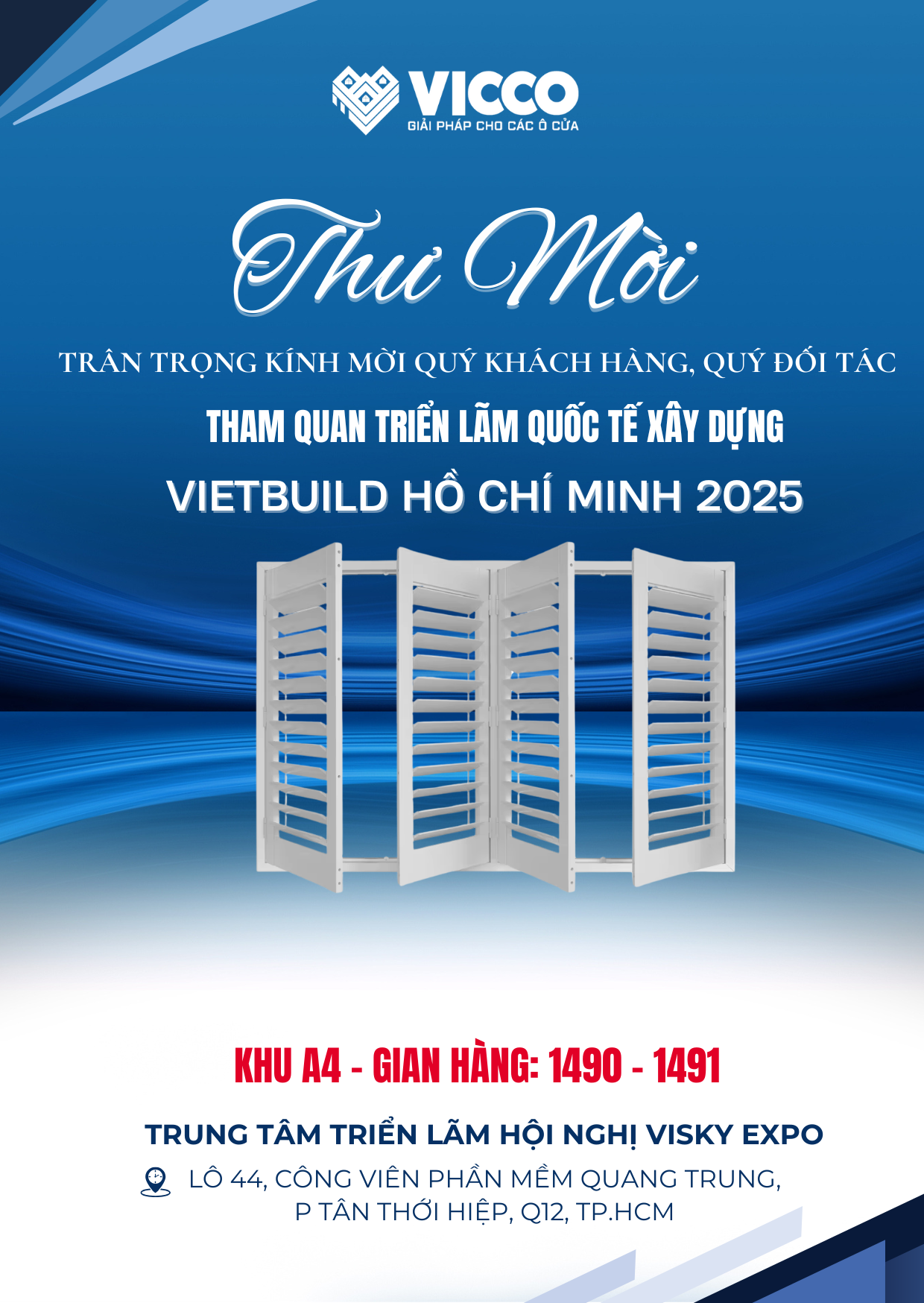 Mời Quý Khách Hàng Tham Quan Gian Hàng VICCO Tại Triển Lãm Vietbuild Hồ Chí Minh 2025