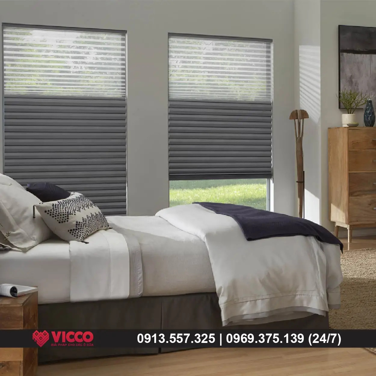 Chọn rèm tổ ong phù hợp với từng phong cách nội thất - Tạo nên không gian sống hoàn hảo