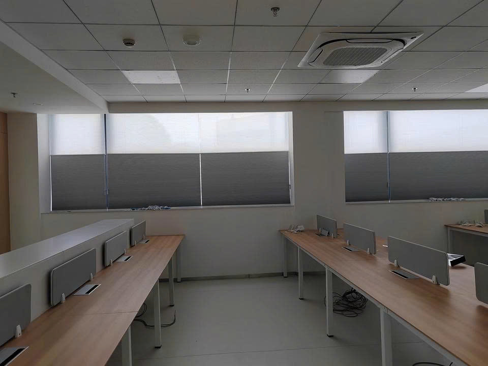 Ứng dụng rèm tổ ong trong văn phòng làm việc hiệu quả - Tối ưu không gian và nâng cao hiệu suất