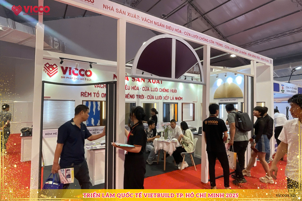 Không khí ngày thứ 2 tại gian hàng VICCO – Vietbuild Hồ Chí Minh 2025 đang diễn ra vô cùng sôi động!