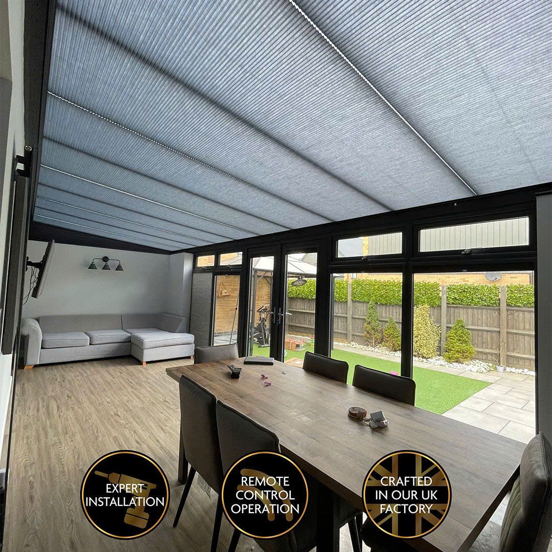 Nâng cao thẩm mỹ với rèm tổ ong che mái kính - Thiết kế nội thất hoàn hảo