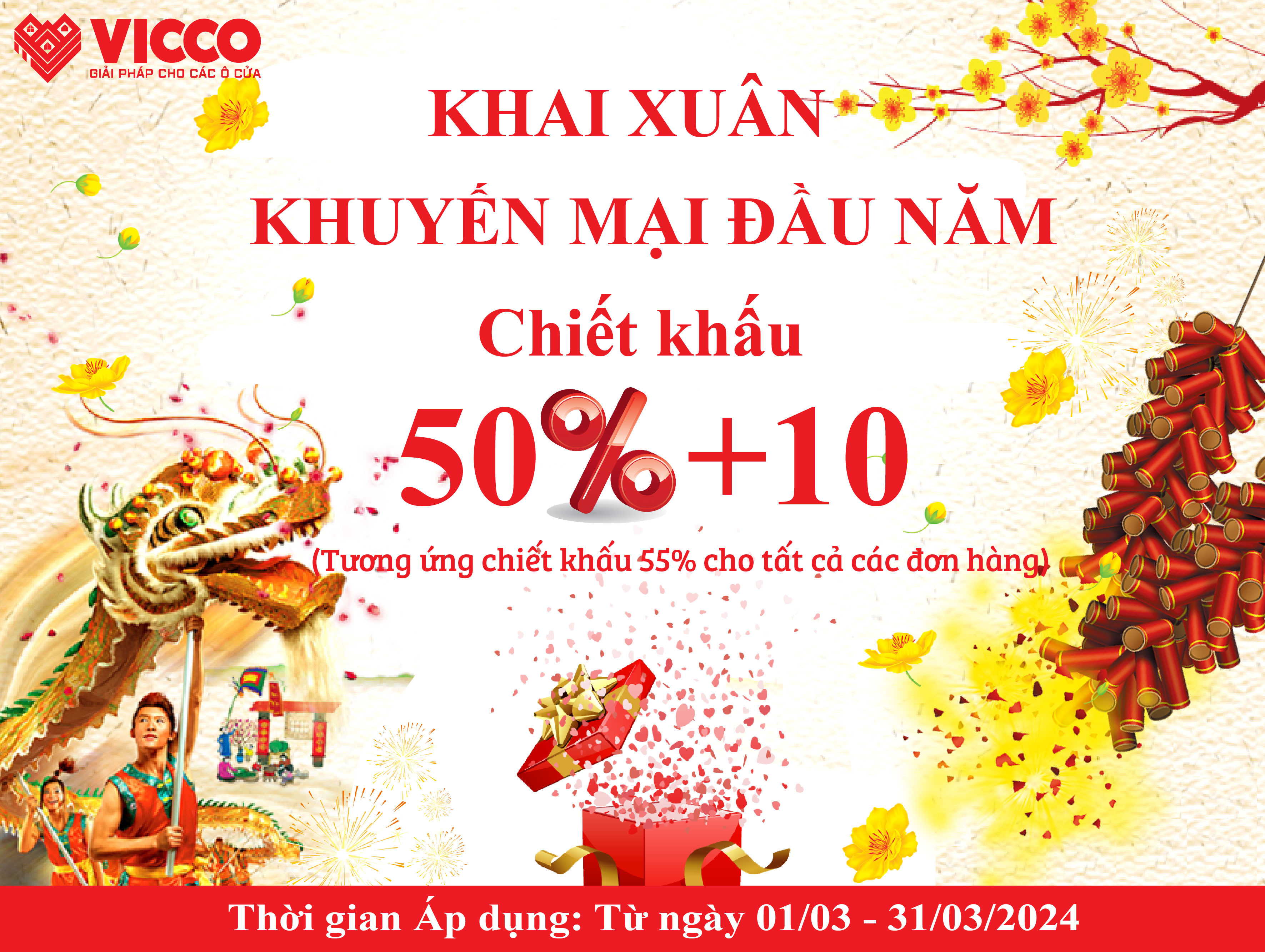 CHƯƠNG TRÌNH ƯU ĐÃI ĐẶC BIỆT “KHAI XUÂN KHUYẾN MẠI ĐẦU NĂM”