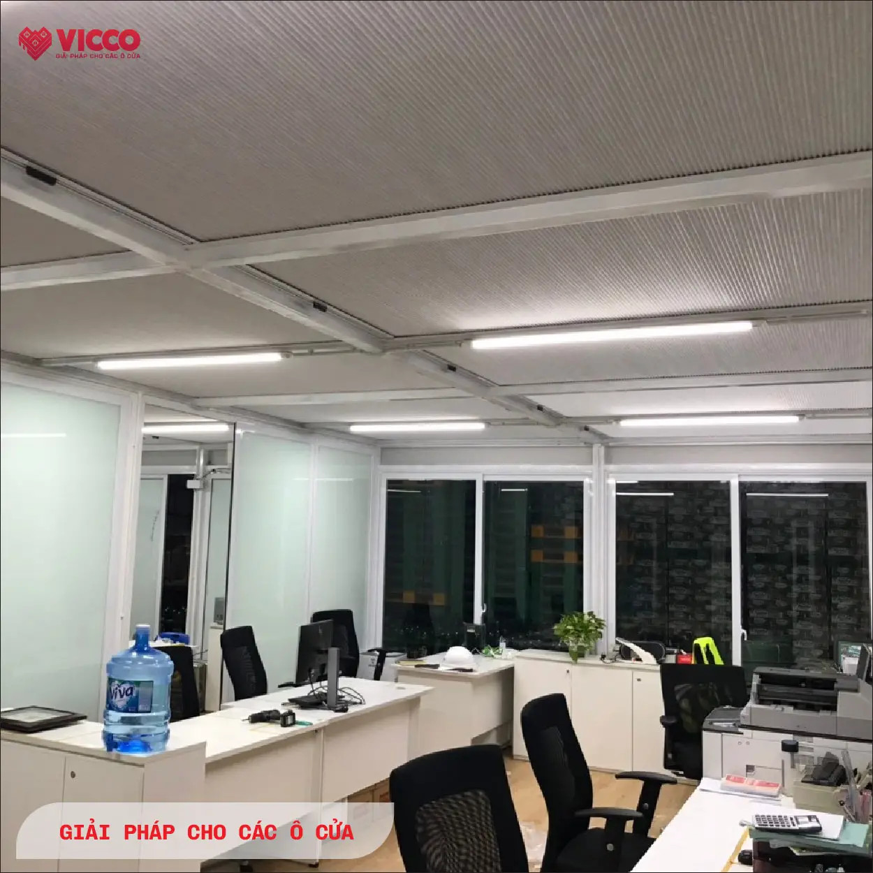 Sự kết hợp hoàn hảo giữa rèm giếng trời tự động và kiến trúc hiện đại - Nâng tầm không gian sống thông minh