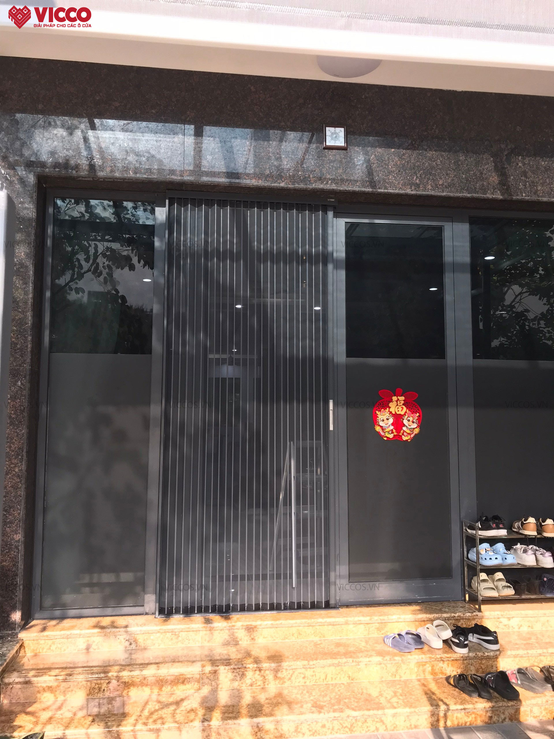 Hỗ trợ Đại lý Thi công công trình Cửa lưới xếp lá nhôm tại CC Element - Q. Tây Hồ, Hà Nội