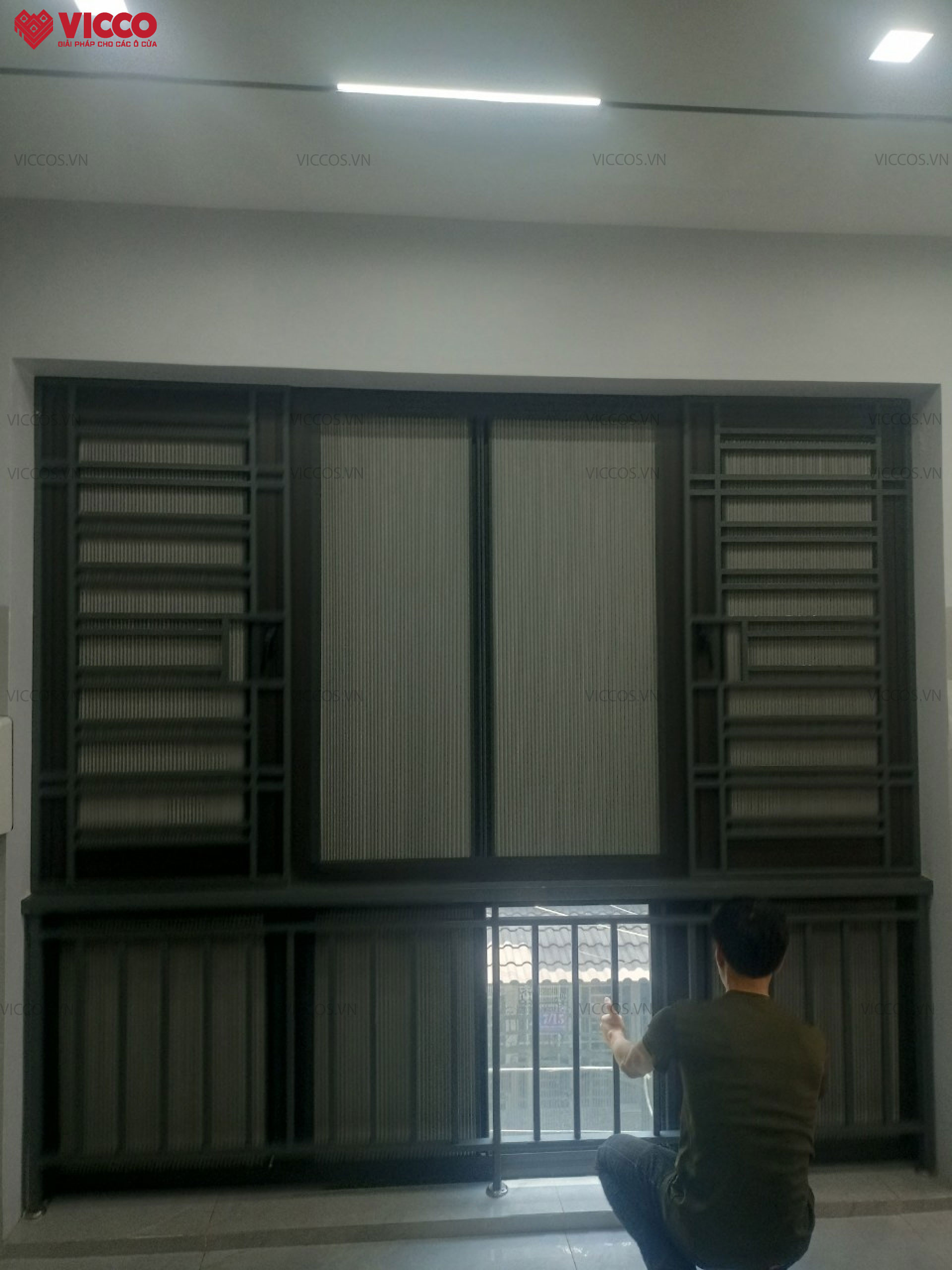 Hỗ trợ Đại lý Thi công công trình Rèm tổ ong gắn kính Hệ 30 - Quận 8, HCM