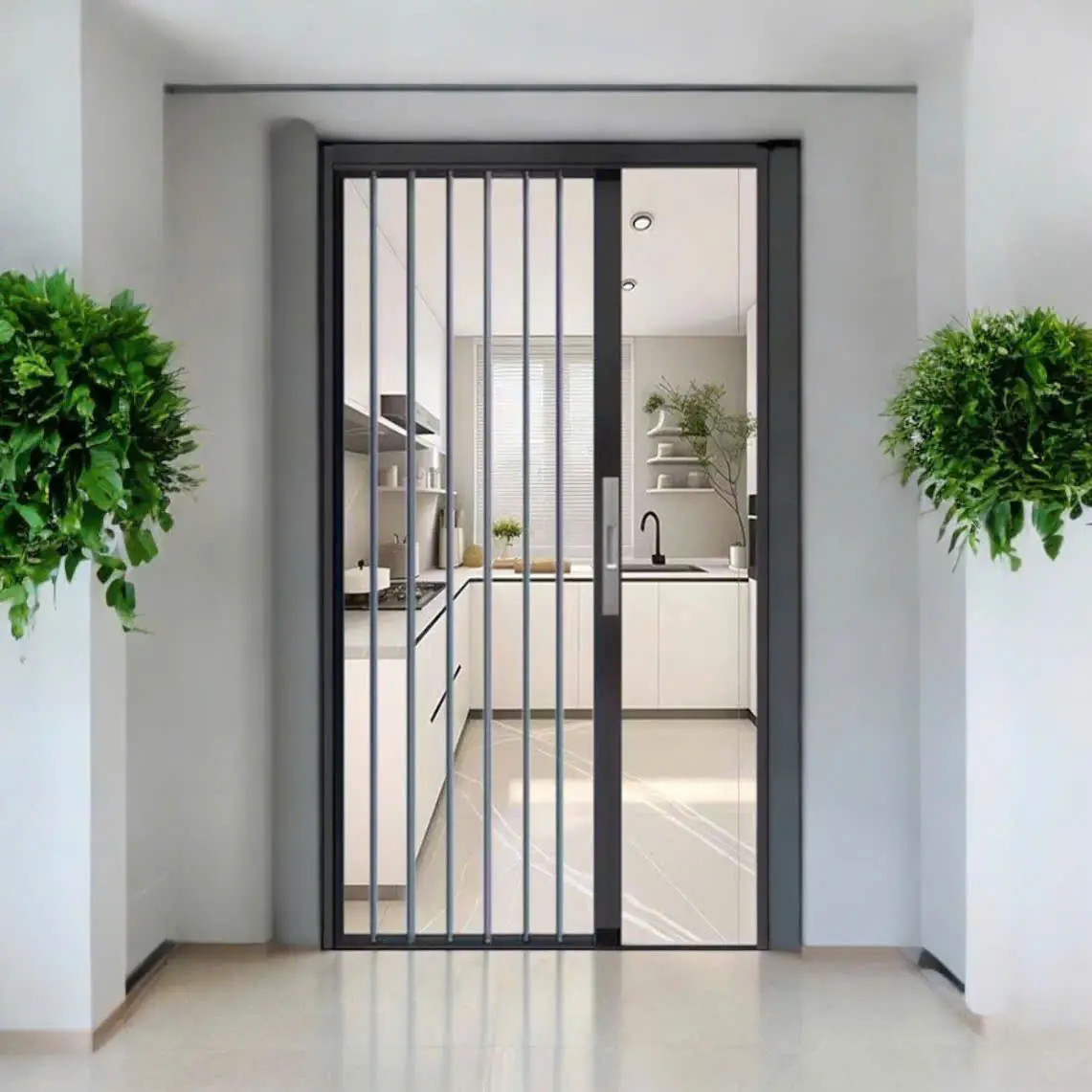 Tham khảo mẫu cửa lưới xếp lá nhôm hiện đại - Xu hướng mới cho không gian sống an toàn và thẩm mỹ