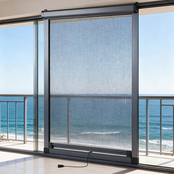 Cửa lưới cuốn phẳng