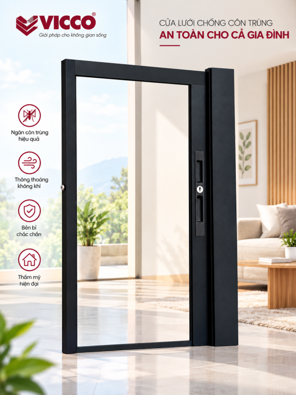 Cửa Lưới Cuốn Chống Bung Mép Hệ Z60