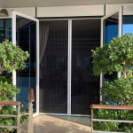 Cửa lưới xếp inox 304