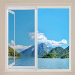 Cửa lưới cuốn phẳng