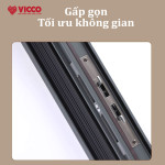 Cửa Xếp Lá Nhôm Đặc Hệ V68